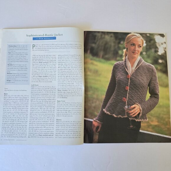 Interweave Knits Spring 2002 Magazine Featuring Knitting Patterns For Sweaters J - Picture 5 of 16